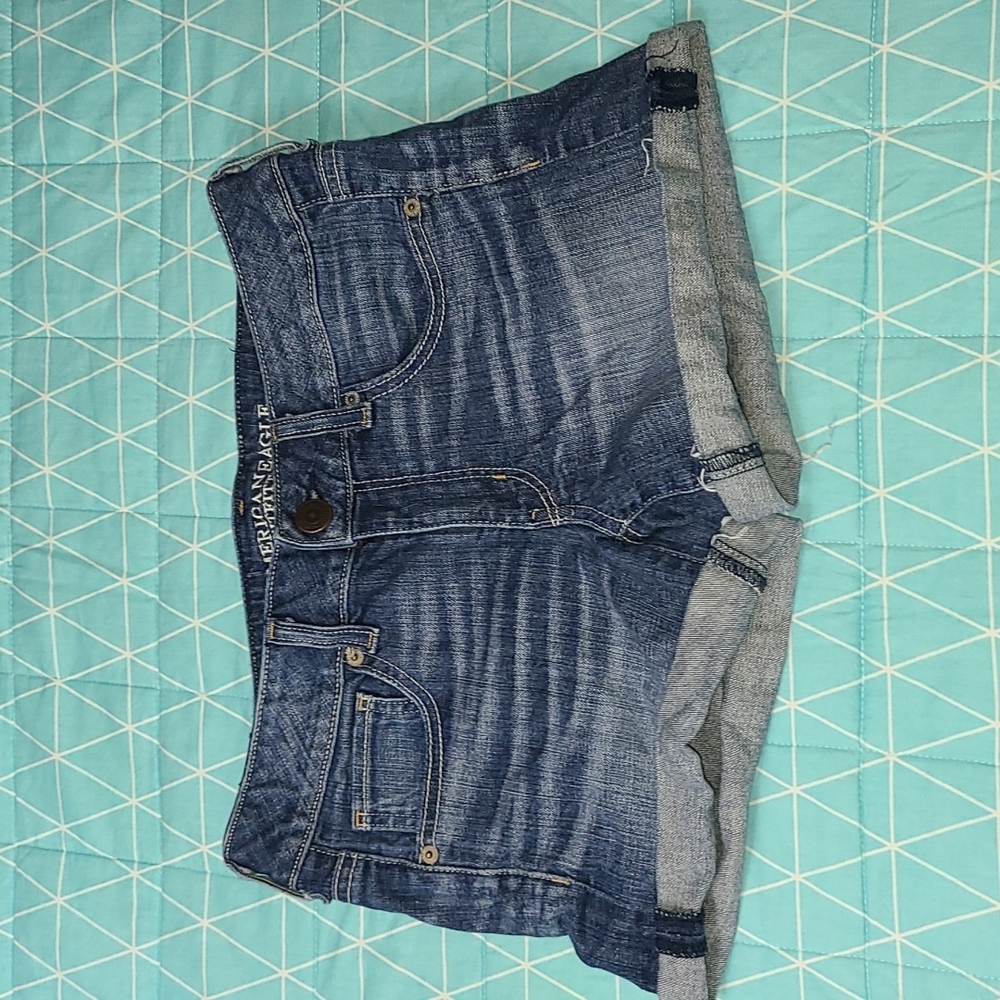 American Eagle Stretch Jean Shorts Women's Size 6